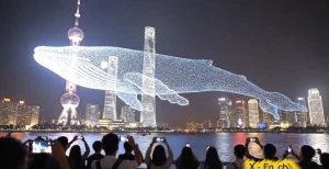 بمشاركة "65 ألف طائرة".. بالفيديو.. الصين تحطم رقما قياسيا في عرض للطائرات "الدرون" في سماء شنغهاي!