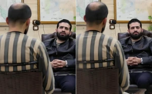 بعد إعلان القبض عليه اليوم .. بالفيديو: وزير الداخلية السوري يواجه جزار حي التضامن بريف دمشق "أمجد يوسف" التابع لنظام بشار الأسد البائد