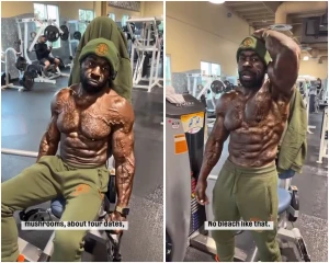 "لا يأكل اللحوم والدواجن ولا يشرب الحليب".. بالفيديو.. رجل رياضي يكشف عن سر لياقته البدنية !