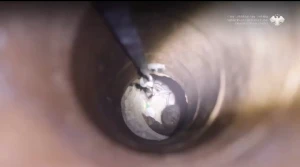 بالفيديو.. لحظة إنقاذ طفل سقط داخل بئر بعمق 18 مترًا في حلب بسوريا