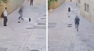 قام بدفعها من الخلف وركلها بقدمه.. فيديو يوثق لحظة اعتداء يهودي على راهبة فرنسية وإسقاطها على الأرض