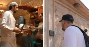 بالفيديو.. يوتيوبران كنديان يطرقان الأبواب في أحد الأحياء بالمملكة لطلب الطهي داخل المنازل.. وردود أفعال المواطنين