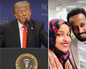 بالفيديو.. "ترامب" يسخر من حوارات النوم بين النائبة إلهان عمر بعد زواجها من أخيها.. ويصفها بالحقيرة