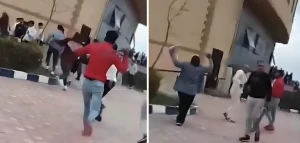 مصر.. بالفيديو: بلطجية يقتحمون جامعة رشيد ويطاردون الطلاب بالأسلحة البيضاء والعصي