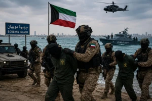 الكويت تعلن القبض على عناصر مسلحة من الحرس الثوري بعد تسللهم إلى جزيرة بوبيان واشتباكهم مع القوات المسلحة الكويتية