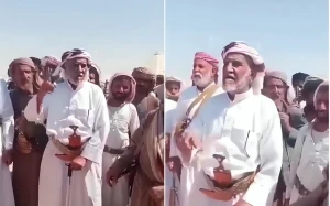 «إما العز وإما العار».. بالفيديو:  قبائل دهم اليمنية  تدعو إلى النكف القبلي في الجوف وتمنح الحوثيين مهلة للإفراج عن ميرا صدام حسين
