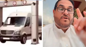 بالفيديو.. مواطن ينتقد إجبار السعوديين المرور بمركباتهم من خلال جهاز إشعاعي يسبب السرطان  في منفذ العمري بالأردن