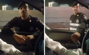"السعودية نورت بأهل سوريا".. بالفيديو: رجل أمن سعودي  يرحب بالحجاج  السوريين عند وصولهم إلى المملكة