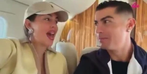 بالفيديو.. رونالدو يصحح لجورجينا نطق اسم الدمام خلال رحلة على متن طائرته الخاصة