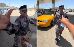 بالفيديو.. شرطي عراقي يصفع صانع محتوى على وجهه داخل محطة وقود في كركوك