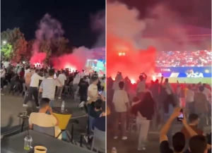 بالفيديو.. سوريون يحتفلون بهدف المنتخب السعودي في مرمى الأوروغواي داخل مقهى بدمشق