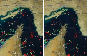فيديو يوثق عودة حركة السفن في مضيق هرمز إلى طبيعتها بعد توقيع الولايات المتحدة وإيران اتفاقية لإنهاء الحرب