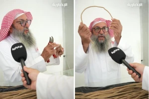 بالفيديو.. بائع مساويك يكشف طريقة التفريق بين المسواك الذكر والأنثى.. وأفضل اختيار للرجال والنساء