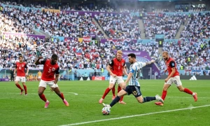 بالفيديو: ميسي يقود الأرجنتين للفوز على النمسا بثنائية والتأهل إلى دور الـ32