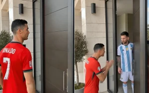 فيديو طريف بالذكاء الاصطناعي لكريستيانو يتوسل ميسي بعدم تسجيل المزيد من الأهداف حتى لا يضعه في موقف محرج أمام جماهير البرتغال
