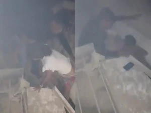 بالفيديو.. لحظة  إنقاذ 3 أطفال من تحت الأنقاض بعد زلزال فنزويلا المدمر