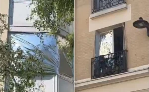 بشرائح الألمنيوم.. بالفيديو: سكان باريس يبتكرون طريقة لتبريد منازلهم لمواجهة الحر