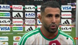 بالفيديو..  محرز يعلن اعتزاله اللعب دوليا مع الجزائر بعد الخسارة أمام سويسرا والخروج من كأس العالم