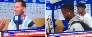بالفيديو.. ردة فعل مفاجئة من لاعبي الرأس الأخضر بعد انتهاء ميسي من المؤتمر الصحفي