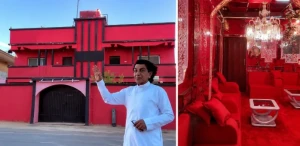 بالفيديو: أغرب منزل في السعودية.. كل شيء فيه باللون الأحمر حتى الديكورات