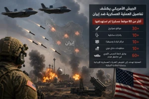 الجيش الأميركي يكشف تفاصيل العملية العسكرية ضد إيران وعدد المواقع المستهدفة _فيديو