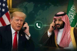 ولي العهد يتلقى اتصالًا هاتفيًا من الرئيس الأمريكي.. والكشف عن تفاصيل المكالمة