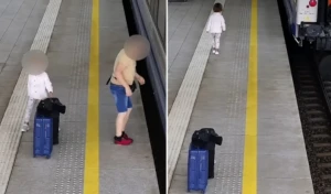 بالفيديو.. طفلة تركض باكية خلف القطار بعد انطلاقه بوالدها وإغلاق أبوابه في بولندا
