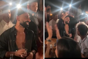 بالفيديو.  محمد صلاح يثير الجدل بسبب مشروب تناوله في حفل استقبال منتخب مصر