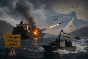 مسؤول أميركي: الحرس الثوري الإيراني أطلق صاروخاً على سفينة شحن تجارية حاولت عبور مضيق هرمز ما أدى إلى إصابتها وتعرضها لأضرار