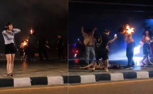 فيديو جديد يوثق لحظات مرعبة من حريق ملهى بانكوك.. مصابون يفرّون والنيران تشتعل في أجسادهم