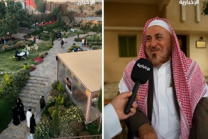 بني قبل أكثر من 60 عاما..  بالفيديو.. ‏عائلة من عسير تحول منزلهم القديم إلى "وجهة ريفية" تستقبل السياح