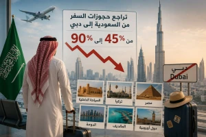 بنسبة 90% .. انخفاض حاد في إقبال السعوديين على السفر إلى دبي
