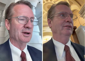 «لم يقل شيئاً ذا فائدة خلال ساعتين».. بالفيديو.. نائب أمريكي يهاجم رئيس وزراء العراق «علي الزيدي» بعد اللقاء به