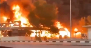 بالفيديو.. غارات أمريكية مكثفة تدمر منشآت للحرس الثوري الإيراني