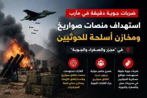 اليمن : غارات جوية تستهدف مخازن أسلحة ومصرع خبراء صواريخ حوثيين في مأرب