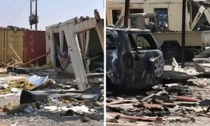 بالصور.. آثار القصف الجوي السعودي على مواقع الميليشيات الموالية لإيران في العراق