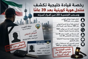 رخصة قيادة خليجية تكشف منتحل هوية كويتية بعد 39 عامًا.. وسحب الجنسية من 20 من أفراد أسرته