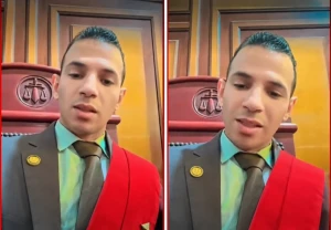 كان نفسك أكون باشا .. فيديو جديد للقاضي المصري المزيف قبل القبض عليه يوجه رسالة لوالدته المتوفية من داخل المحكمة