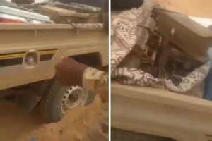 بالفيديو.. قوات يمنية تحبط عملية تهريب أسلحة للحوثيين في صحراء الجوف