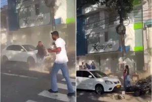 بالفيديو.. لحظة انهيار مبنى فوق رؤوس 4 أشخاص في زلزال كولومبيا