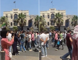 بالفيديو.. فرحة عارمة أمام القصر العدلي بدمشق بعد الحكم بإعدام بشار وماهر الأسد وعاطف نجيب