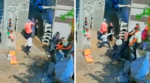 بـ«كوريك وعصا».. بالفيديو.. رجلان يعتديان على سيدتين وطفل بالضرب في مصر
