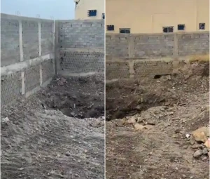 أصبح كوم ركام.. بالفيديو: مواطن يدعو على مقاول بعد انهيار منزله بسبب سوء البناء وفساد المواد