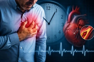 استشاري يكشف التوقيت الدولي لحدوث جلطات القلب.. ويوضح موعد الإصابة بالجلطة الأكبر حجمًا