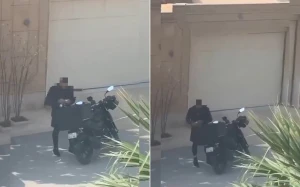 نزع الشريط اللاصق وسكب بداخله سائلًا.. بالفيديو: تصرف غريب لمندوب توصيل مع طلب قهوة يثير الجدل