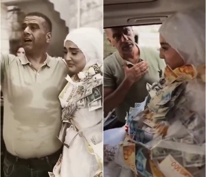 «هما اشتروكي وإحنا بعناكي».. بالفيديو: أب فلسطيني يودع ابنته يوم زفافها