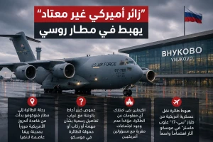 طائرة عسكرية أميركية تهبط في موسكو .. والكرملين: لا نعرف سبب وصولها!