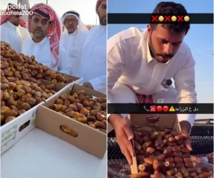 دق على الزراعة.. فيديو يوثق حيلة بعض التجار لغش "التمر" أثناء المزاد على التمور بالقصيم