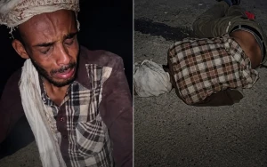 فيديو لحظة إغماء مواطن يمني من شدة الجوع في المناطق التي تسيطر عليها مليشيا الحوثي