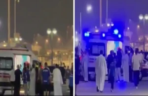 بالفيديو: حالات إغماء مفاجئة بين جماهير الهلال والخليج.. وسيارات الإسعاف تتدخل بين الشوطين